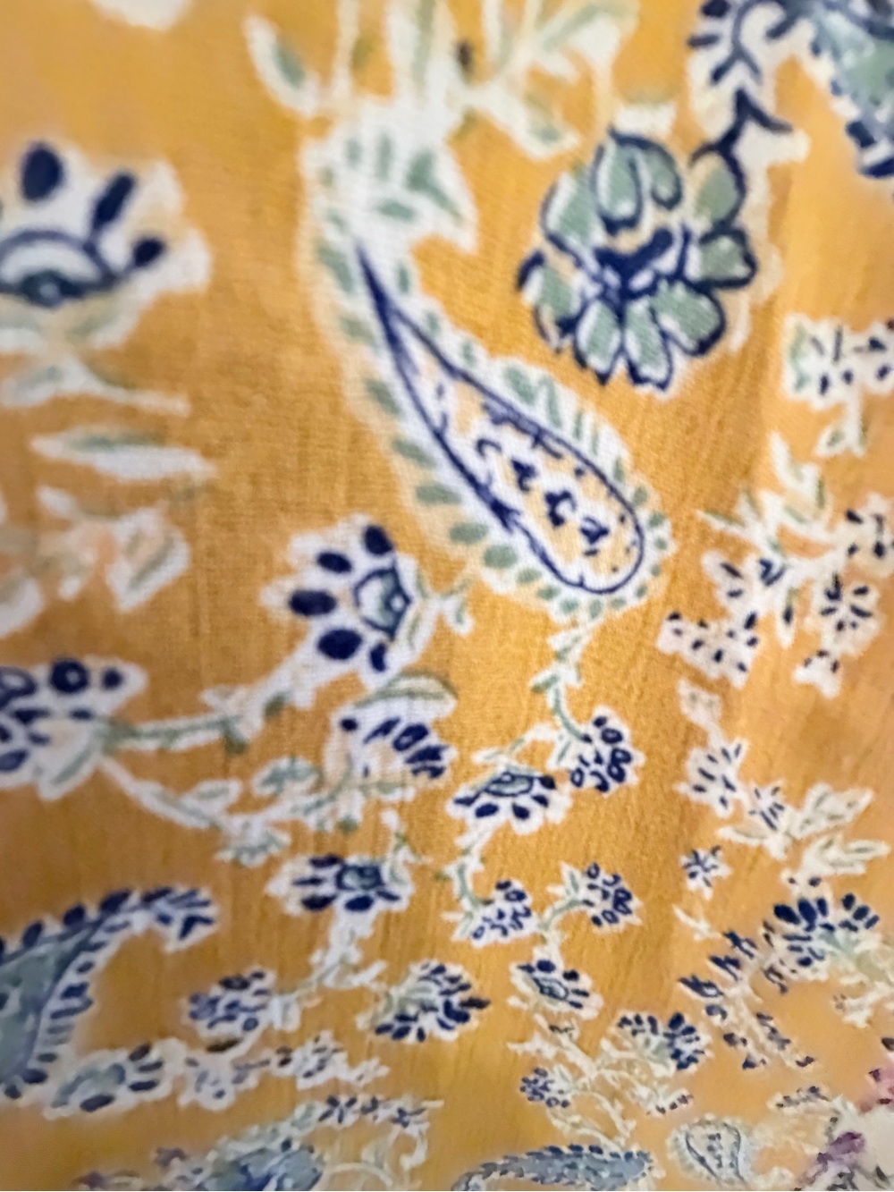 Natural Life Patchwork Floral Boho Maxi Skirt 100% Rayon Small - Picture 6 of 10